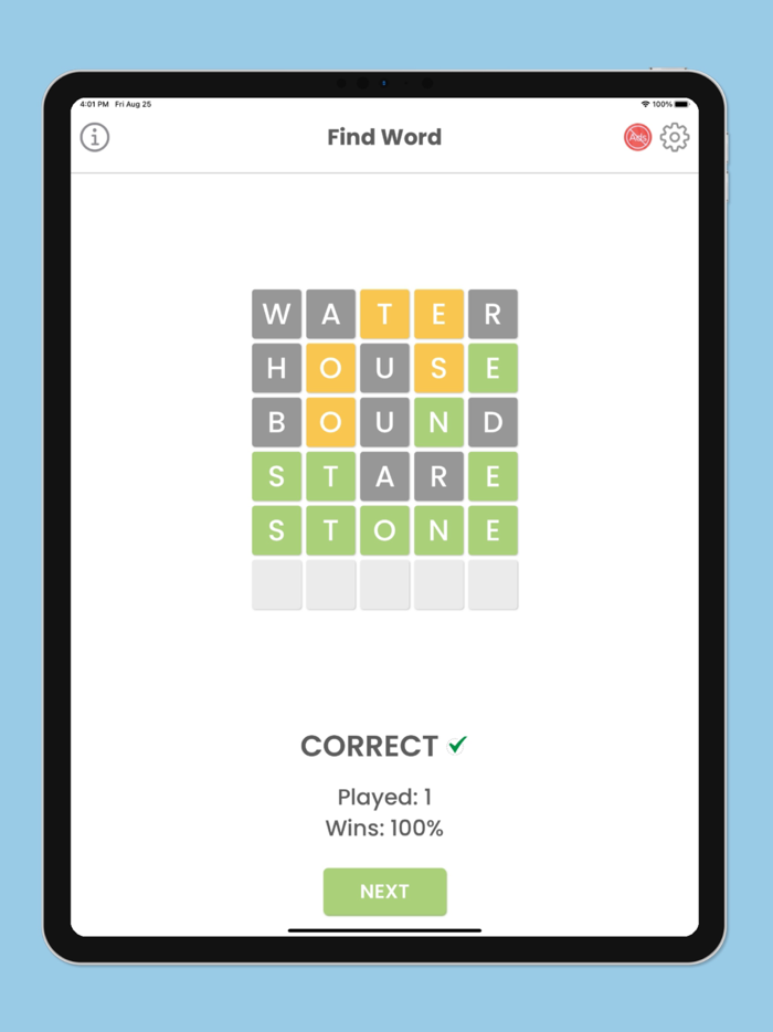 Find Word - A Logic Puzzle