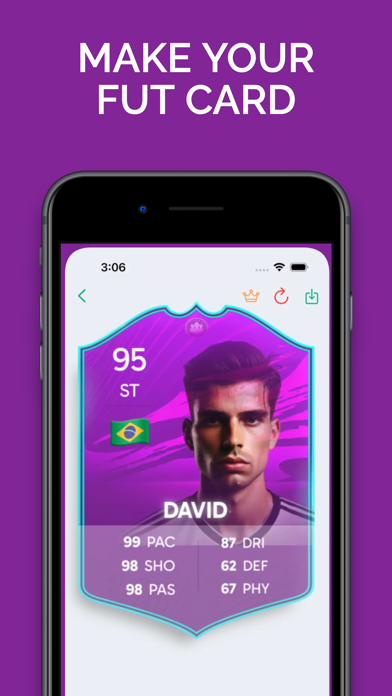 FUT Card Editor & Builder Screenshot