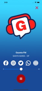 Gazeta FM - Brasília-DF screenshot #2 for iPhone