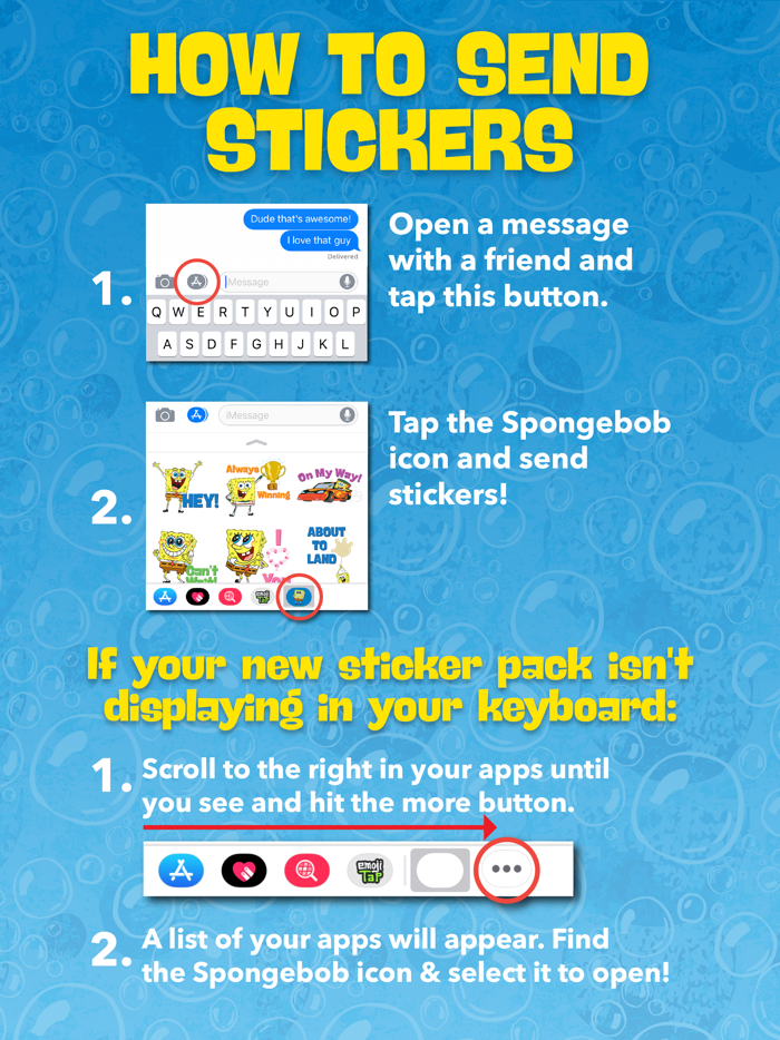 SpongeBob Stickers