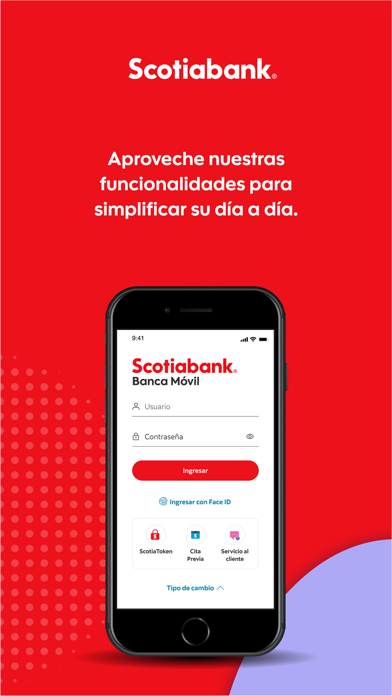 Scotiabank CR, Banca Móvil Screenshot