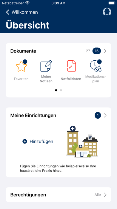 meine BKK W&F ePA Screenshot