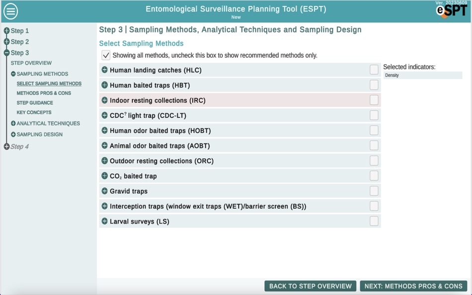 #6. eSPT (macOS) Podle: Liverpool School of Tropical Medicine