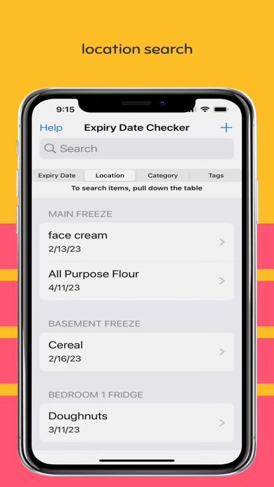 Expiry Date Checker Screenshot