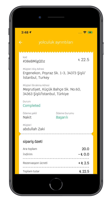 Taksi 54 - Sürücüler için Screenshot