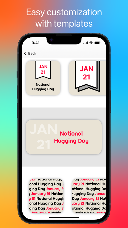 #3. National Day Widget (iOS) Ved: Matthew Walak