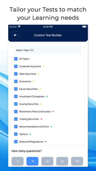 SIE, Series 6,7,63,65,66 Exam Screenshot