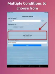 glucotrack-blood sugar monitor ipad images 2