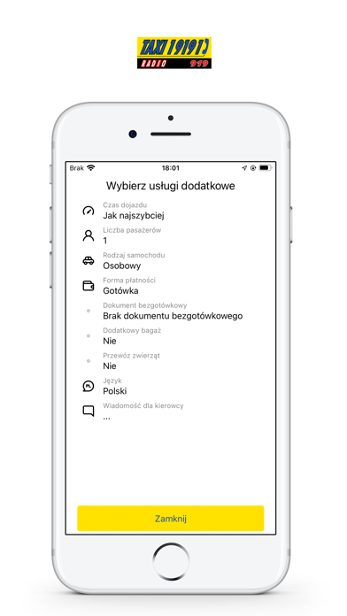 Taxi 919 Opole Screenshot