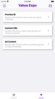 yahoo expo iphone screenshot 2