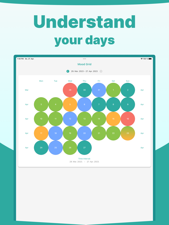 Screenshot #6 pour Happy Mood Journal