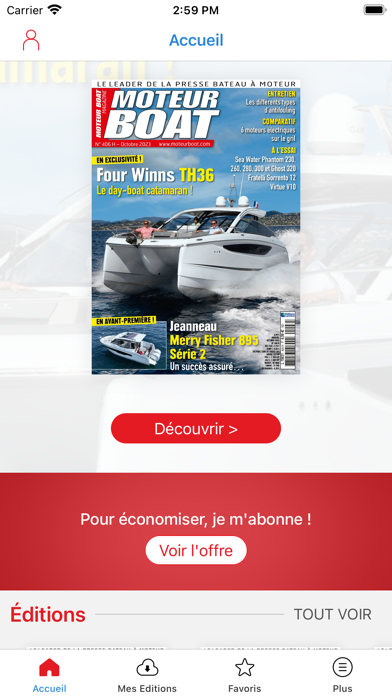 Screenshot #1 pour Moteur Boat Magazine