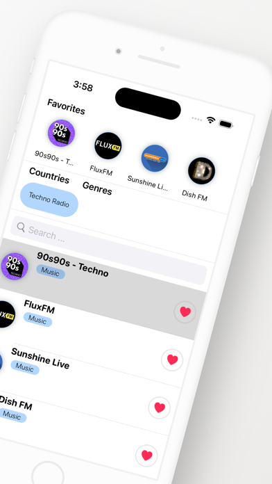 Techno Music Radio Stations FM Screenshot