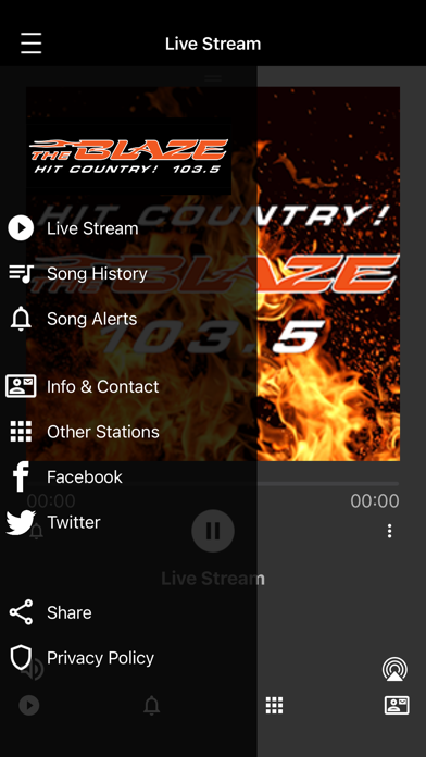 103.5 THE BLAZE Screenshot