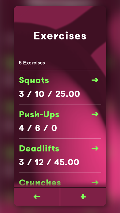 Training Plan Full Screenshot