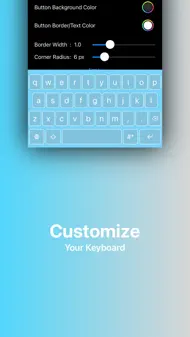 CusKey Customizable Keyboard iphone bilder 2