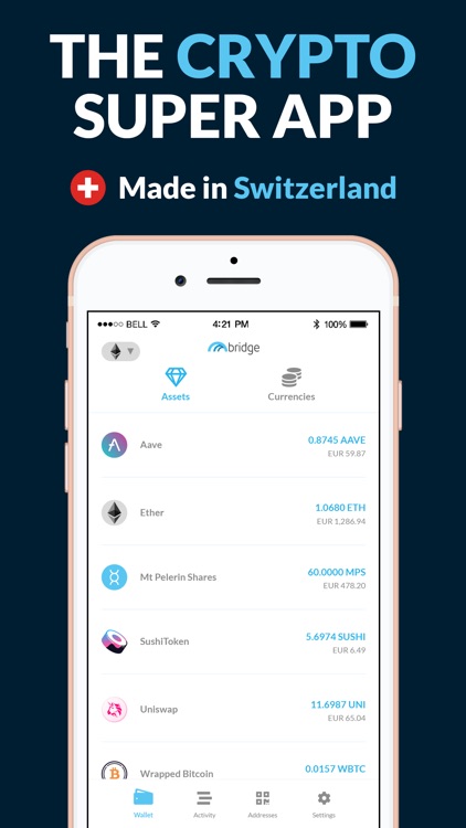 Bridge Wallet: Bitcoin, crypto