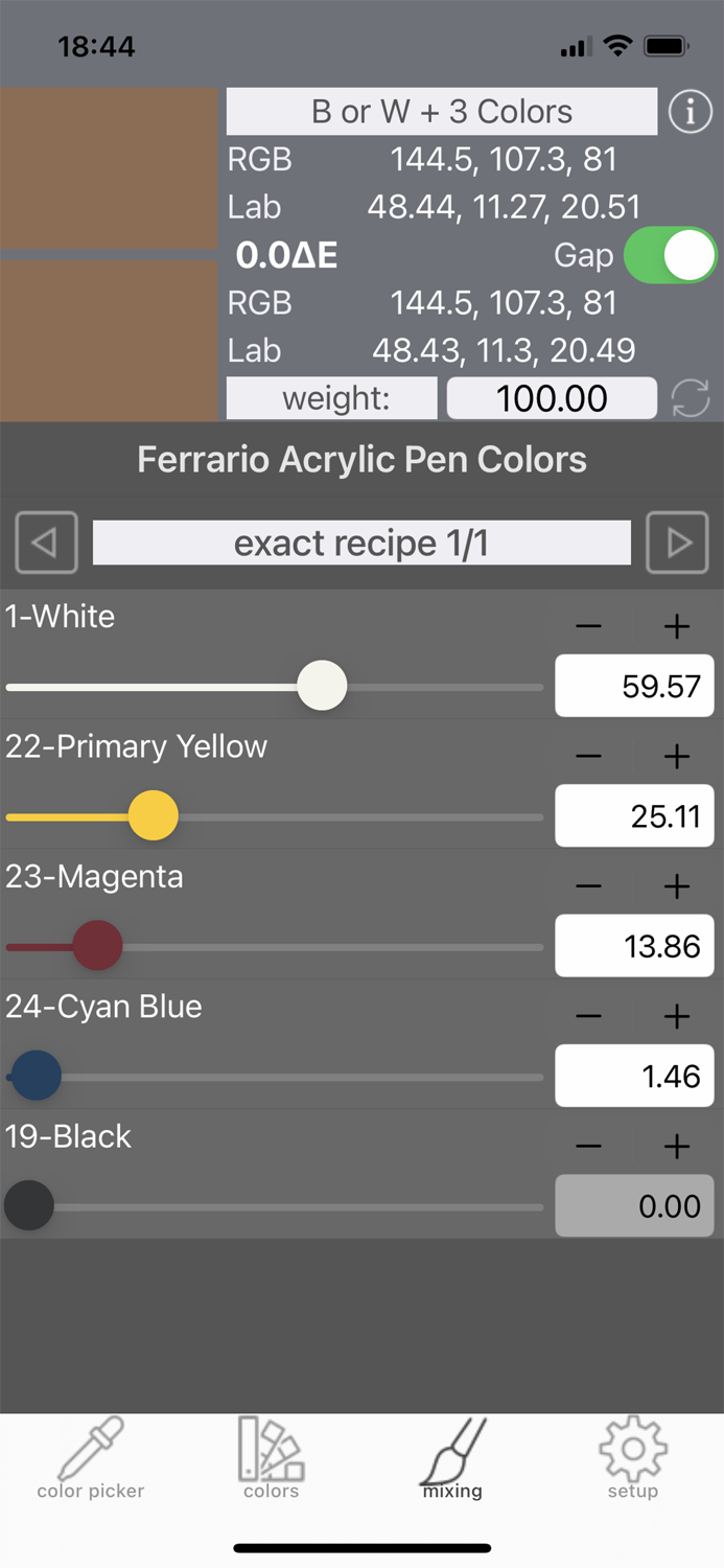Real Paint mixing tools LITE