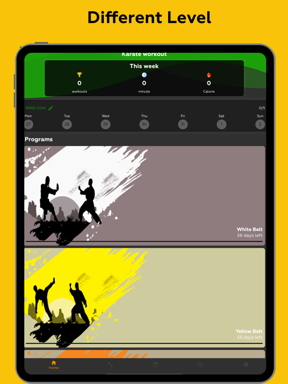 Karate Workout - Master Karate iPad screenshot 4 - Health & Fitness app