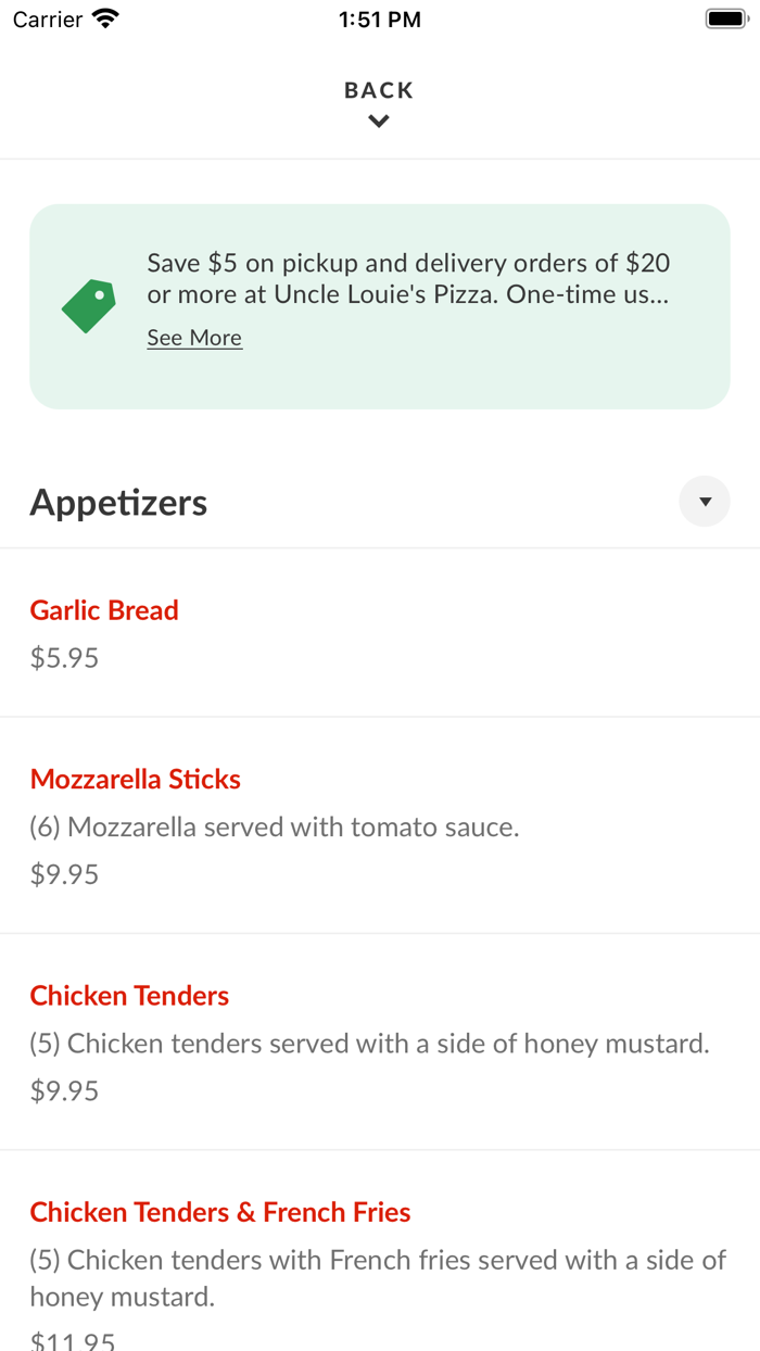 Uncle Louies Pizza - NJ