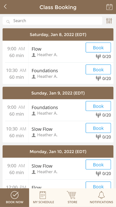 Las Olas Yoga Screenshot