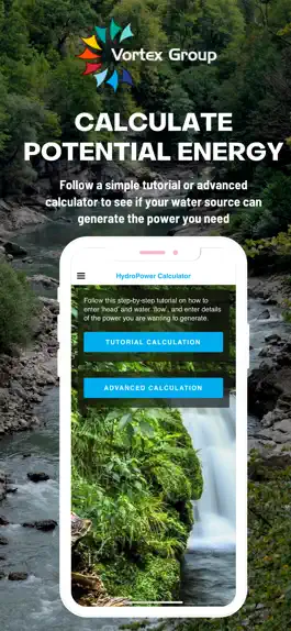 Game screenshot Vortex HydroPower Calculator mod apk