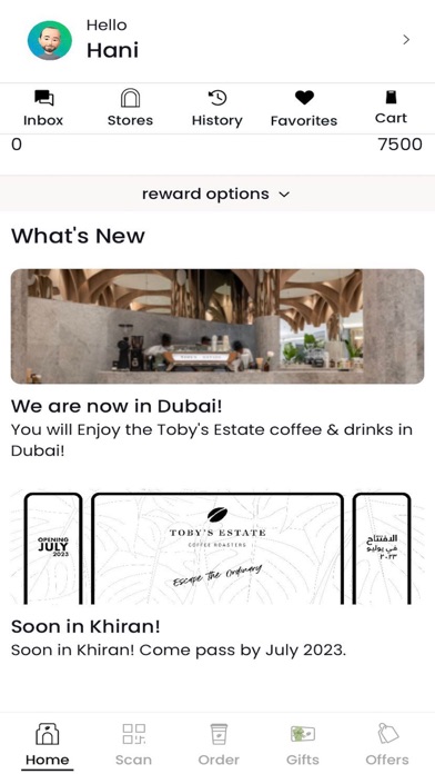 Toby's Estate Coffee Roasters Screenshot