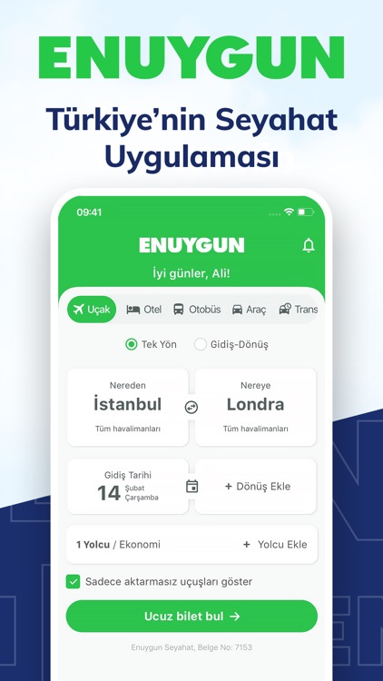 ENUYGUN: Uçak Otel Otobüs Araç screenshot-0