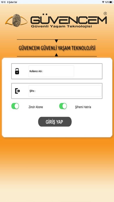 Güvencem Alarm Merkezi Screenshot