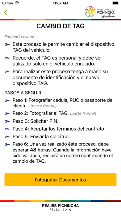 Peajes Pichincha Screenshot