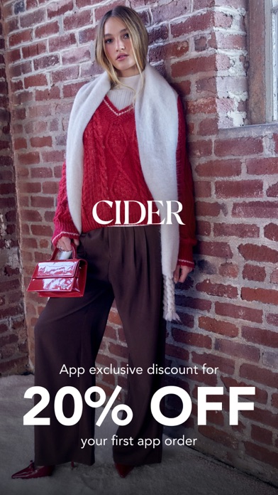 CIDER - Clothing & Fashion screenshot 1