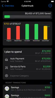 money - track & budget finance iphone screenshot 4