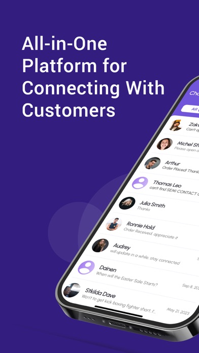 Chatmyer–Live Chat Builder Screenshot