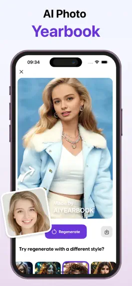 Game screenshot AI Photo Generator 90s AI apk