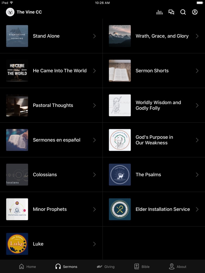 The Vine Community Church App
