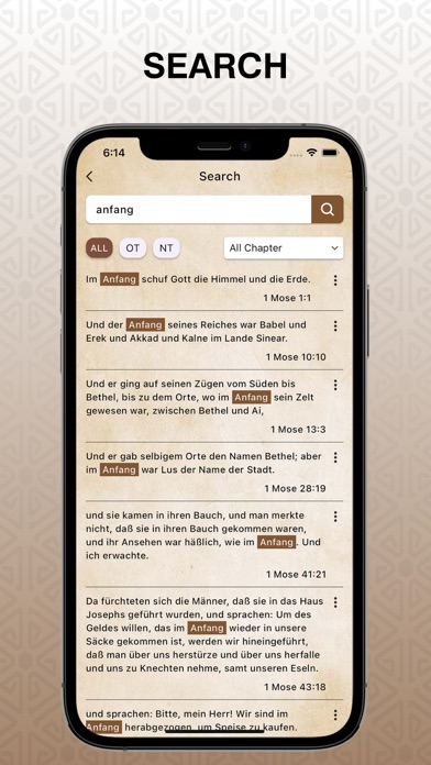 Elberfelder Bibel (German) Screenshot