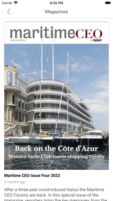 Splash: Maritime Offshore News Screenshot
