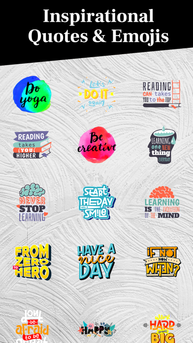 Inspirational Quotes & Emoji Screenshot