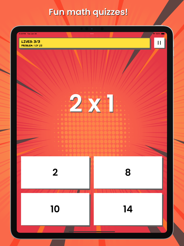 ‎POP Math Cards Screenshot