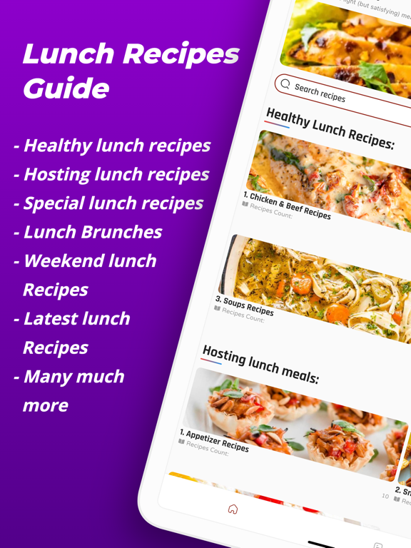 Screenshot #4 pour Lunch Recipes Pro