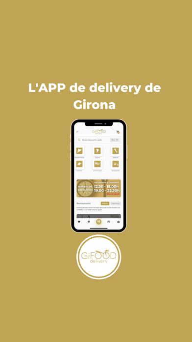 GiFOOD Delivery Screenshot