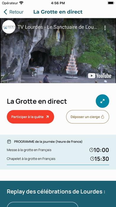 Screenshot #2 pour Prier avec Lourdes
