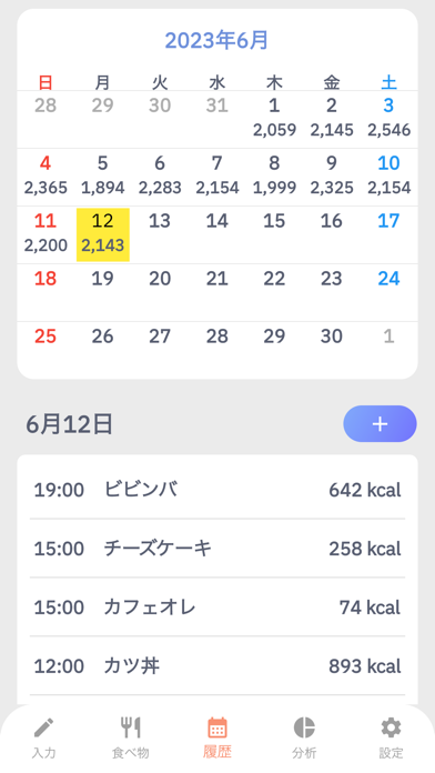 カロリー記録 - 摂取カロリーを記録・管理・分析のおすすめ画像3