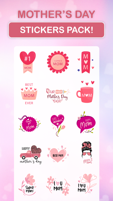 Mother's Day Sticker Pack! Screenshot