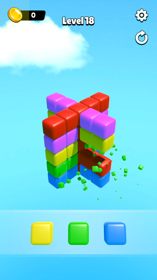 #7. Drop Cubes (iOS) Podle: ZiNKY OYUN YAZILIM ANONiM SiRKETi