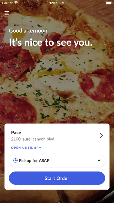 Pace Restaurant Screenshot