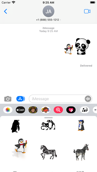 Screenshot #3 pour Animaux noir et blanc
