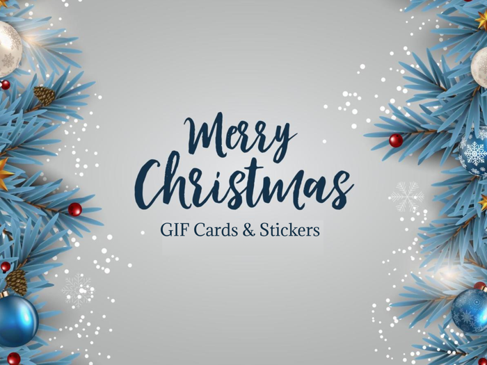 Merry Christmas GIF and Stickers