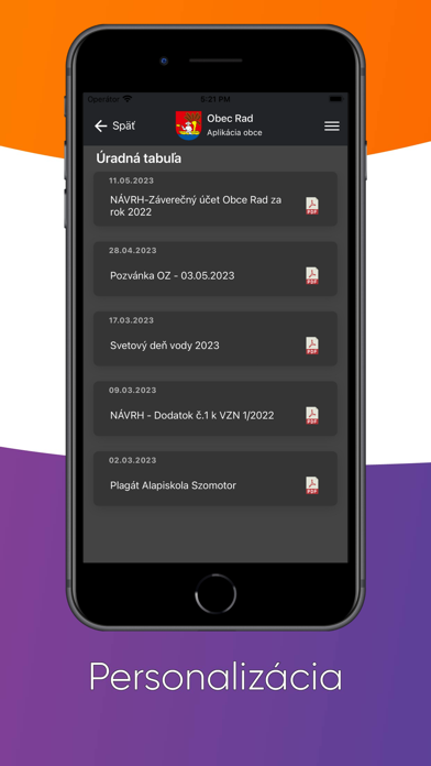 Obec Rad Screenshot