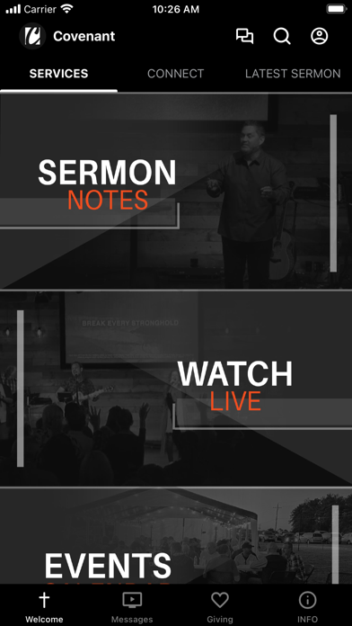 Covenant Church Willis Screenshot